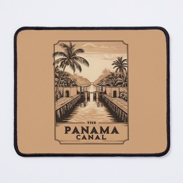 Item preview, A Vintage Travel Illustration of the Panama Canal - Panama  designed and sold by GoodOldVintage.