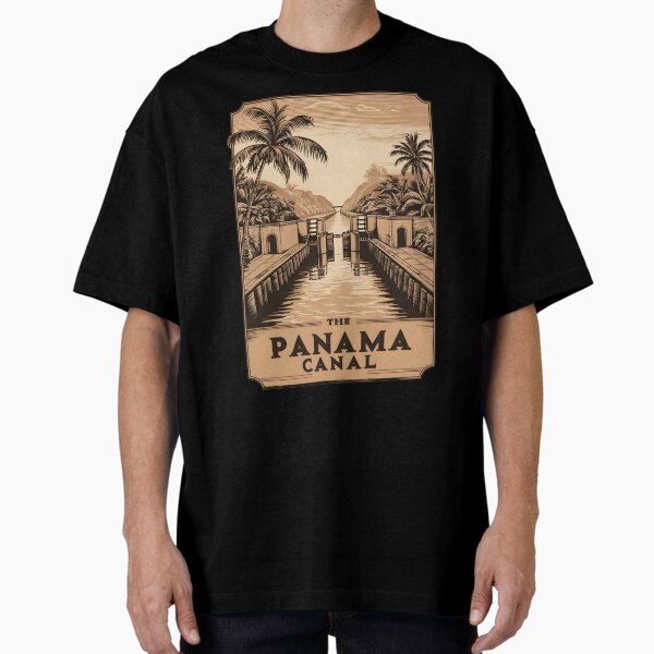 Item preview, A Vintage Travel Illustration of the Panama Canal - Panama  designed and sold by GoodOldVintage.