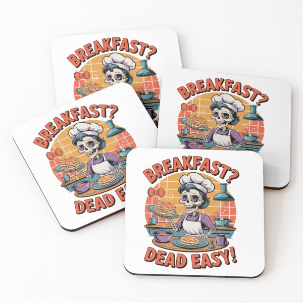 Item preview, Dead Easy Breakfast – Skeleton Chef Pancake Art designed and sold by EpicMediaShop.