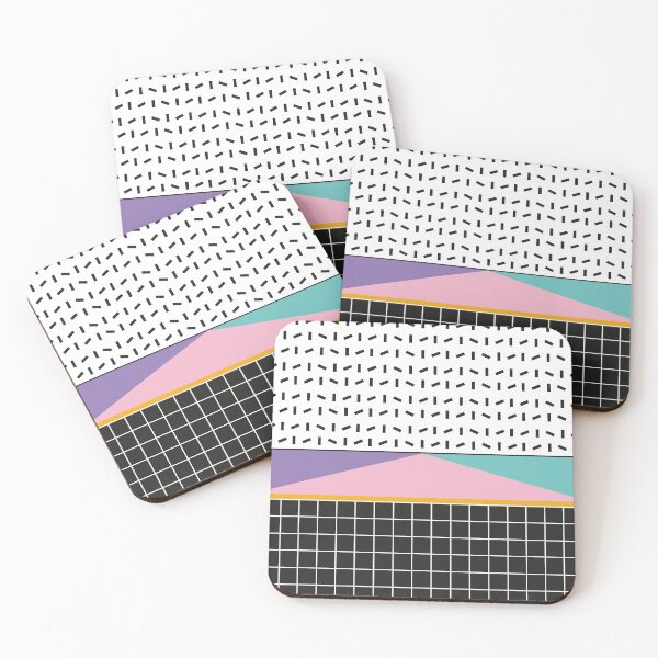 Aperçu de l'œuvre Motif Memphis 123 - Rétro années 90/80 créée et vendue par GraphicWave.