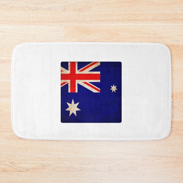 Item preview, Vintage Australia Flag Design – Retro Look – Square Motif designed and sold by KolbaVison.