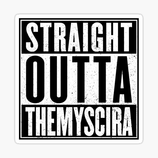 Straight Outta Themyscira Sticker