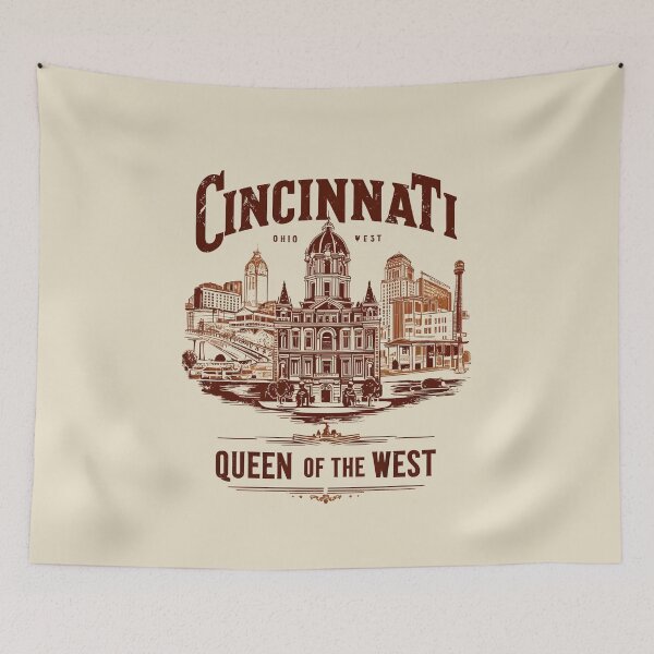 Item preview, Cincinnati - Ohio - Queen of the West - United States designed and sold by GoodOldVintage.