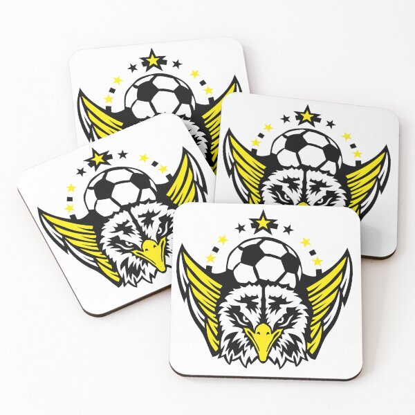Item preview, football soccer eagle logo club wing ball designed and sold by Achille3777.