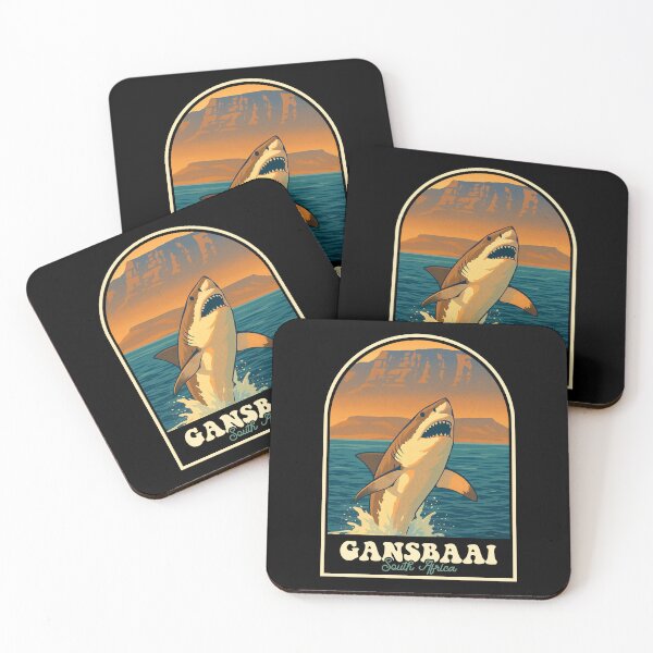 Item preview, Gansbaai Shark Diving South Africa Retro Style designed and sold by JackCurtis1991.
