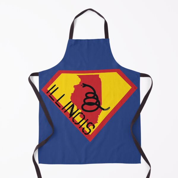 Item preview, ILLINOISAN SHIELD - Freedom Is The Superpower - Modern Gadsden Snake Flag - Dont Tread On Me SUPERHERO ILLINOIS spellout design designed and sold by pelagio.
