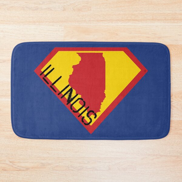 Item preview, ILLINOISAN SHIELD  - Freedom Is The Superpower - SUPERHERO ILLINOIS spellout design designed and sold by pelagio.