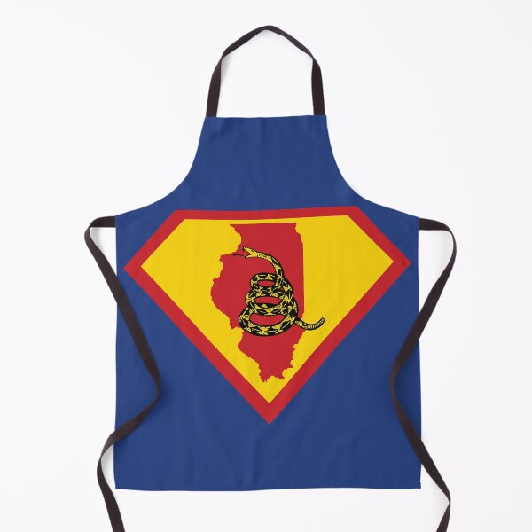 Item preview, ILLINOISAN SHIELD - Freedom Is The Superpower - Gadsden Snake Flag - Dont Tread On Me SUPERHERO ILLINOIS design designed and sold by pelagio.