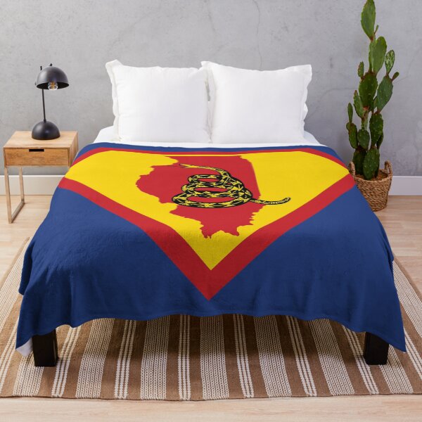 Item preview, ILLINOISAN SHIELD - Freedom Is The Superpower - Gadsden Snake Flag - Dont Tread On Me SUPERHERO ILLINOIS design designed and sold by pelagio.