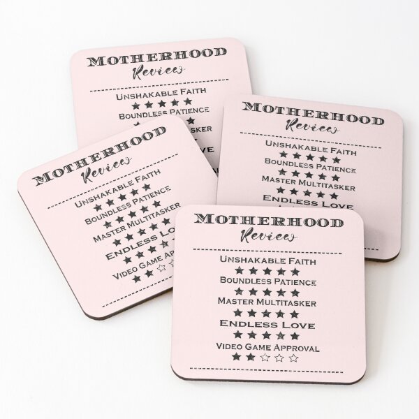 Item preview, Funny Mothers day Minimal simple text design - Motherhood Review– 5-Star Christian Mom Rating | moms day | black designed and sold by ZechJohnRB.