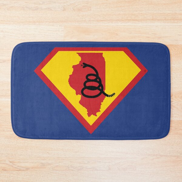 Item preview, ILLINOISAN SHIELD - Freedom Is The Superpower - Modern Gadsden Snake Flag - Dont Tread On Me SUPERHERO ILLINOIS design designed and sold by pelagio.