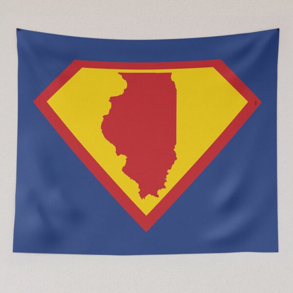 Item preview, ILLINOISAN  SHIELD - Freedom Is The Superpower -   SUPERHERO ILLINOIS design designed and sold by pelagio.