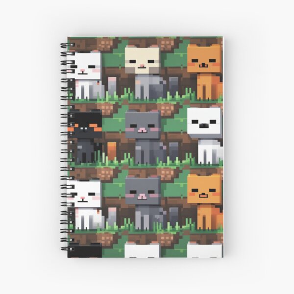 Item preview, Minecraft Cats – Pixel Cat Patterns for Gamers & Nerds designed and sold by Mythoros.