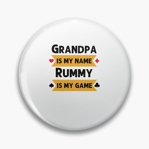 Item preview, Funny Grandpa is my name rummy is my game rummy player joke designed and sold by snowry.