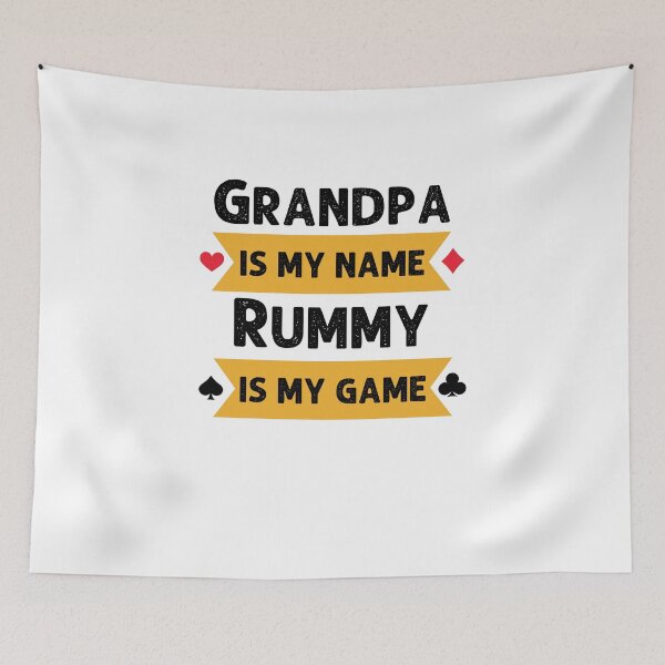 Item preview, Funny Grandpa is my name rummy is my game rummy player joke designed and sold by snowry.