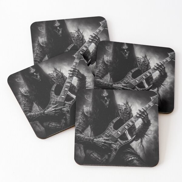 Item preview, Black Metal Rocker Art designed and sold by TheDarkWardrobe.