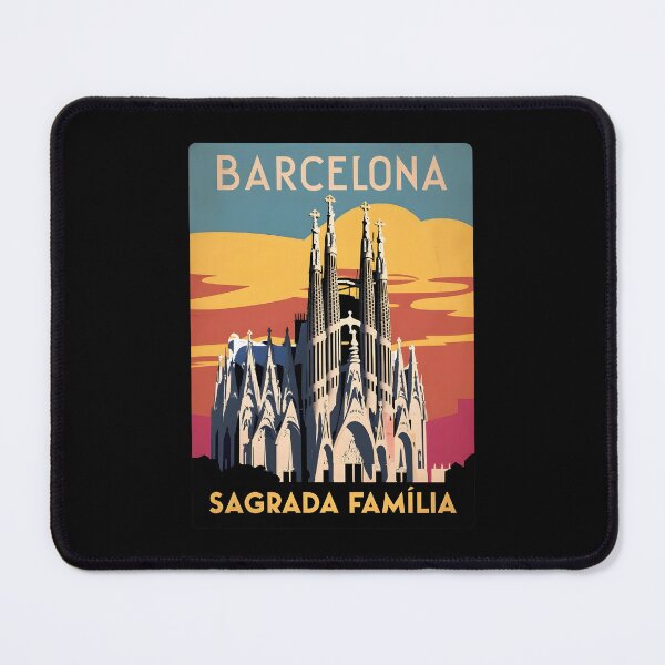 Item preview, An Illustration of the Sagrada Família - Barcelona - Spain designed and sold by GoodOldVintage.