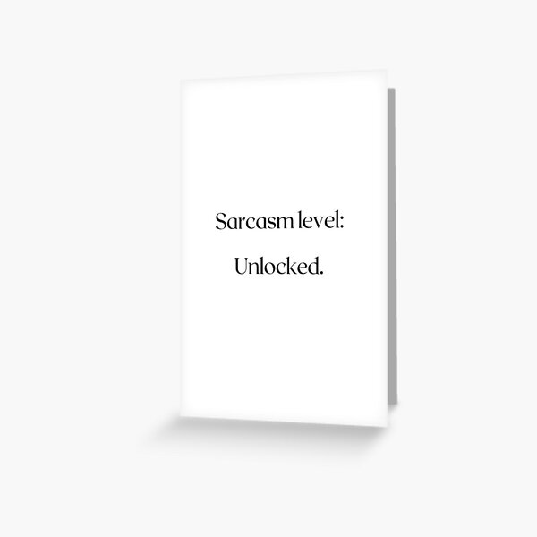 Item preview, Sarcasm designed and sold by i-deserve-it.