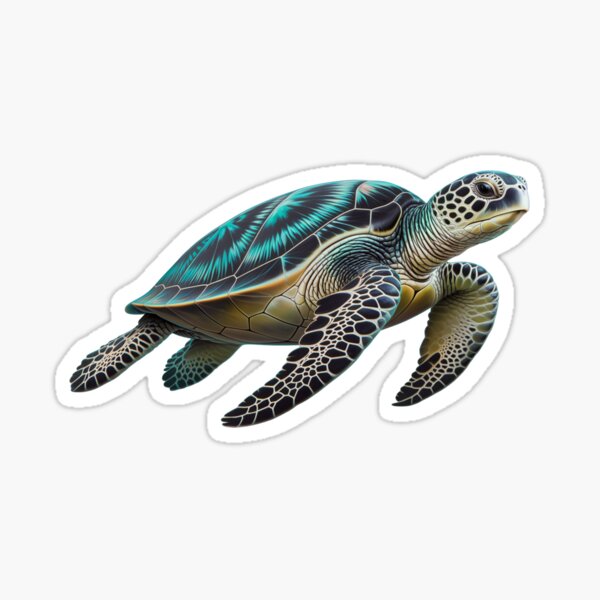 Item preview, Sea Turtle Seal Color  designed and sold by moimesfolies.