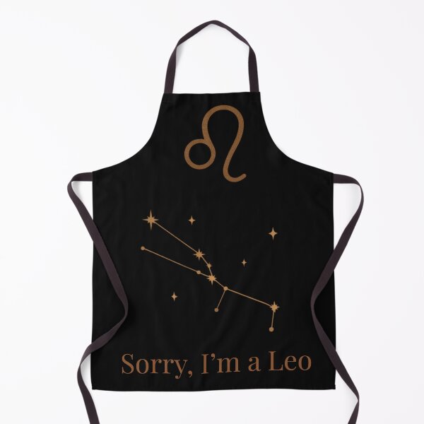 Item preview, “Sorry, I’m a Leo” Sticker – Sparkly Astrological Design with Golden Constellation designed and sold by Luz M. Oroño.