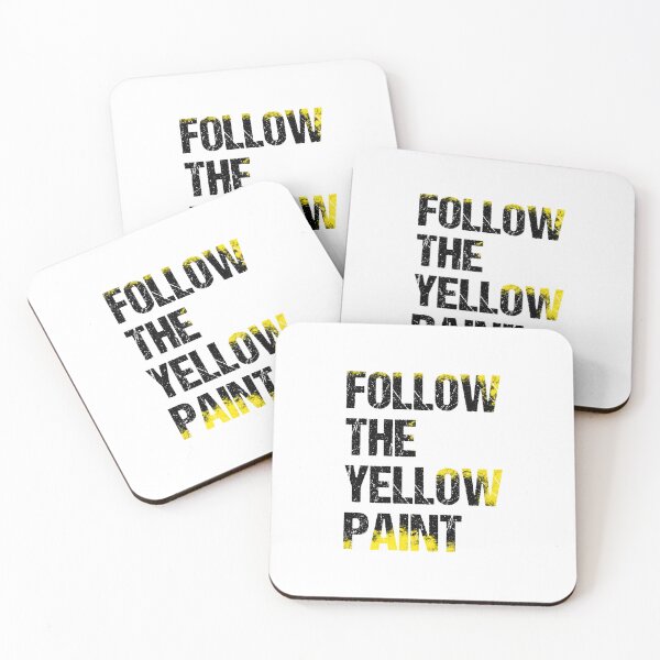 Item preview, Follow The Yellow Paint designed and sold by CultureSnap.