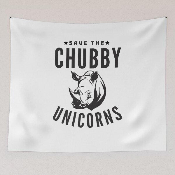 Item preview, Save The Chubby Unicorns designed and sold by belladesign7.