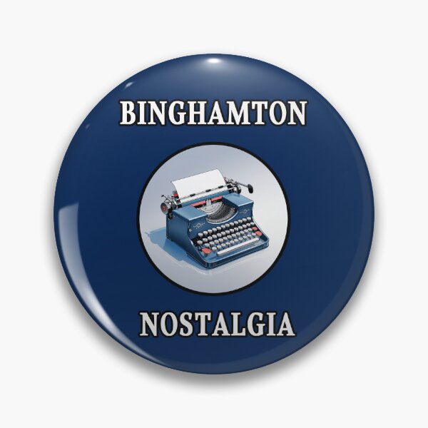 Item preview, Binghamton Nostalgia – Vintage Typewriter Retro Industrial Heritage T-Shirt etc designed and sold by PunArtistry.