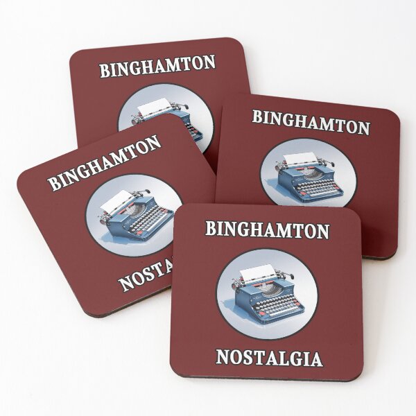 Item preview, Binghamton Nostalgia – Vintage Typewriter Retro Industrial Heritage T-Shirt etc designed and sold by PunArtistry.