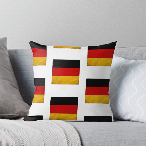 Item preview, Vintage Germany Flag Design – Retro Look – Square Motif designed and sold by KolbaVison.