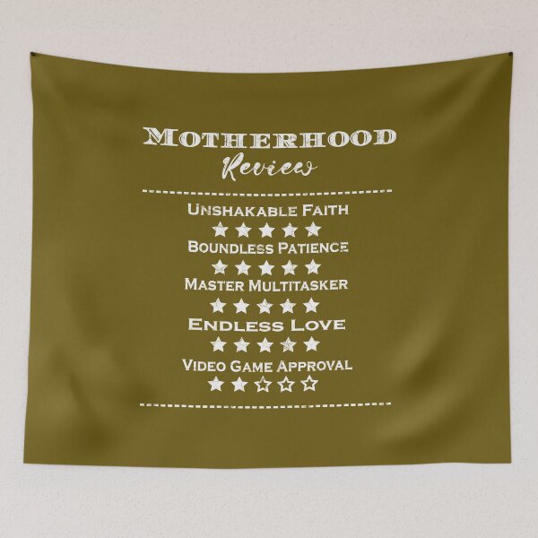 Item preview, Mothers day Minimal simple text design - Motherhood Review– 5-Star Christian Mom Funny Rating | moms day | White designed and sold by ZechJohnRB.