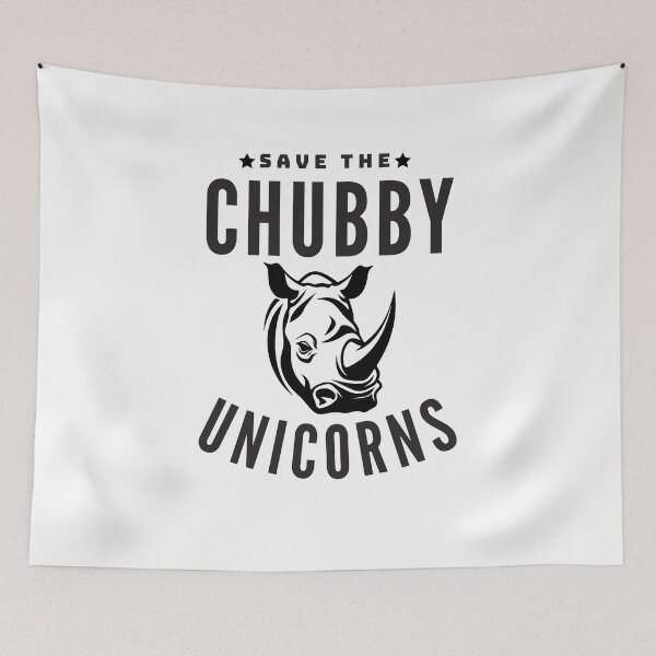 Item preview, Save The Chubby Unicorns designed and sold by belladesign7.