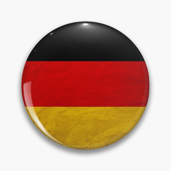Item preview, Vintage Germany Flag Design – Retro Look – Square Motif designed and sold by KolbaVison.
