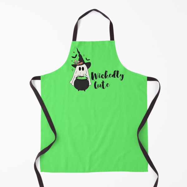 Item preview, Wickedly Cute – Kawaii Ghost Witch Halloween Design - Black Text designed and sold by thistledewcraft.
