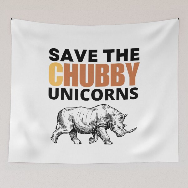Item preview, Save The Chubby Unicorns designed and sold by belladesign7.