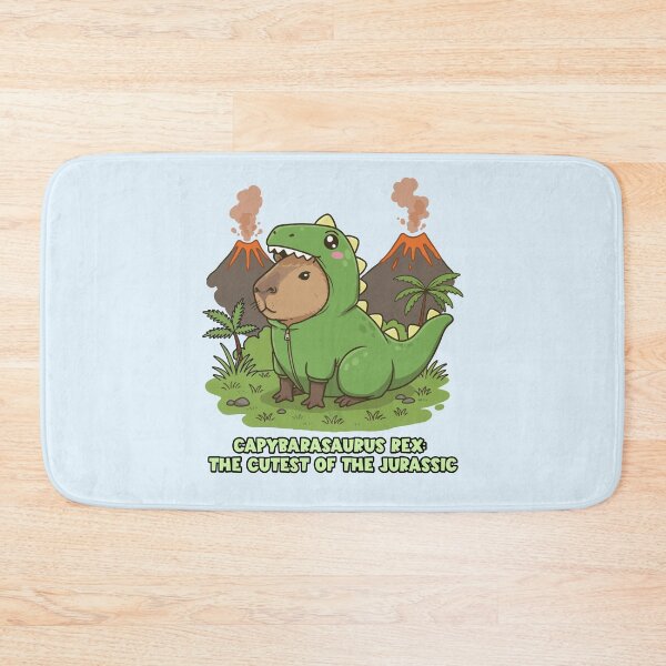 Item preview, Capybara in Dinosaur Costume – Capybarasaurus Rex Cute and Funny Animal Art designed and sold by imaginariun.