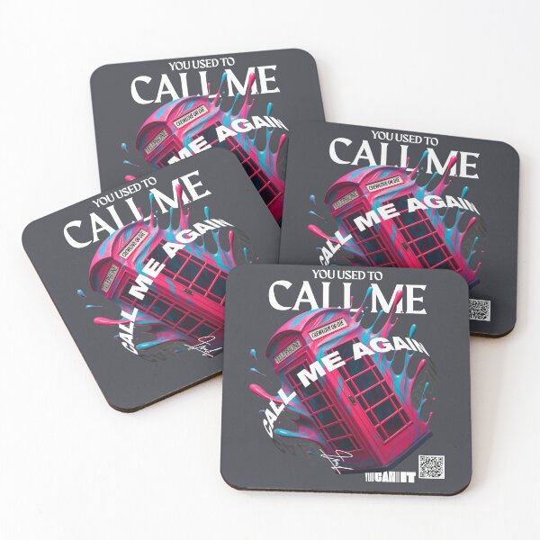 Item preview, Call Me Again – Fun Phone Booth Design designed and sold by Shamrocx.