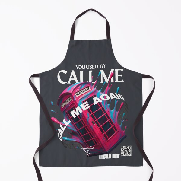 Item preview, Call Me Again – Fun Phone Booth Design designed and sold by Shamrocx.