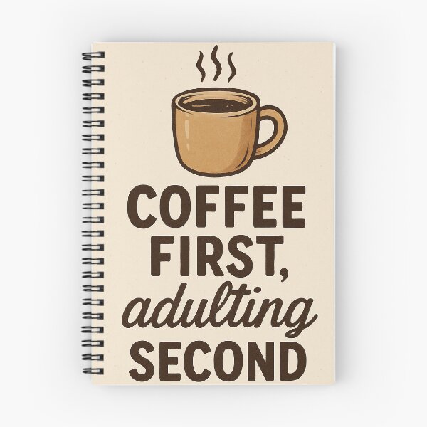 Item preview, Coffee first, adulting second designed and sold by ArtwaveEmporium.