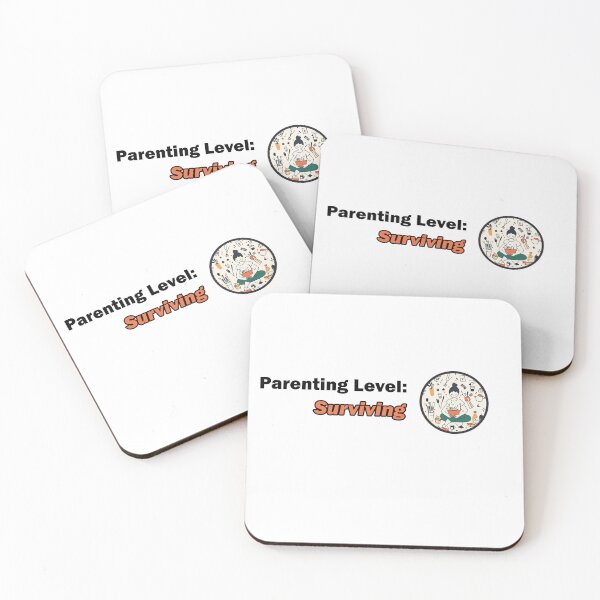 Item preview, Parenting Level Surviving Funny Gifts For Parents designed and sold by FMproject.