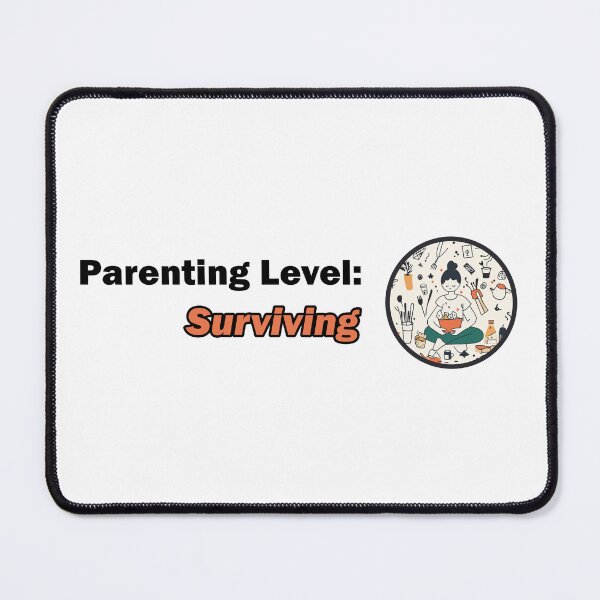 Item preview, Parenting Level Surviving Funny Gifts For Parents designed and sold by FMproject.