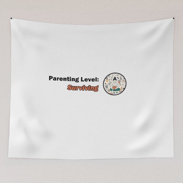 Item preview, Parenting Level Surviving Funny Gifts For Parents designed and sold by FMproject.