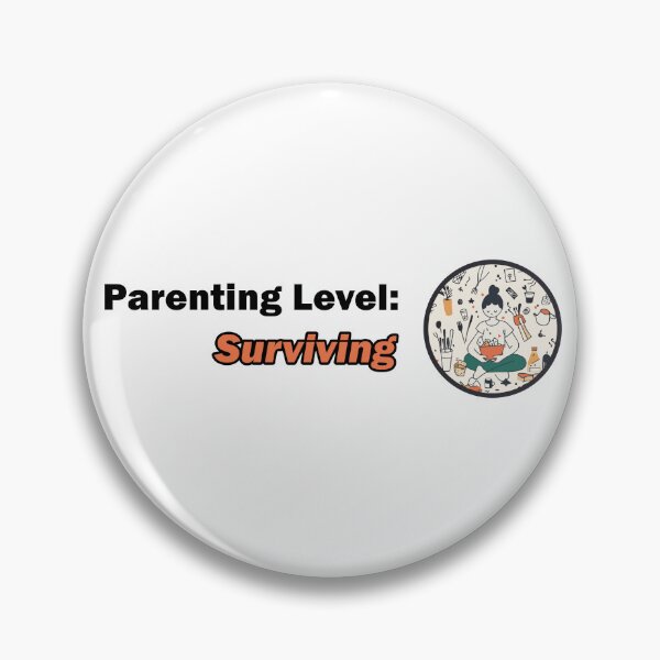 Item preview, Parenting Level Surviving Funny Gifts For Parents designed and sold by FMproject.