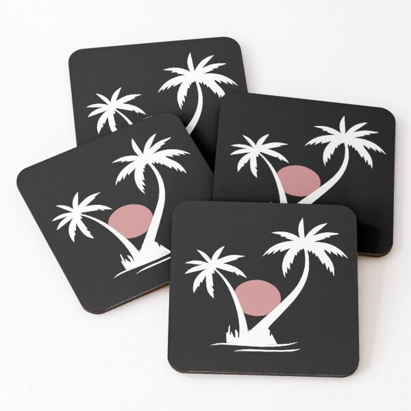 Item preview, Palm trees and sunset white designed and sold by LiskoDesign.