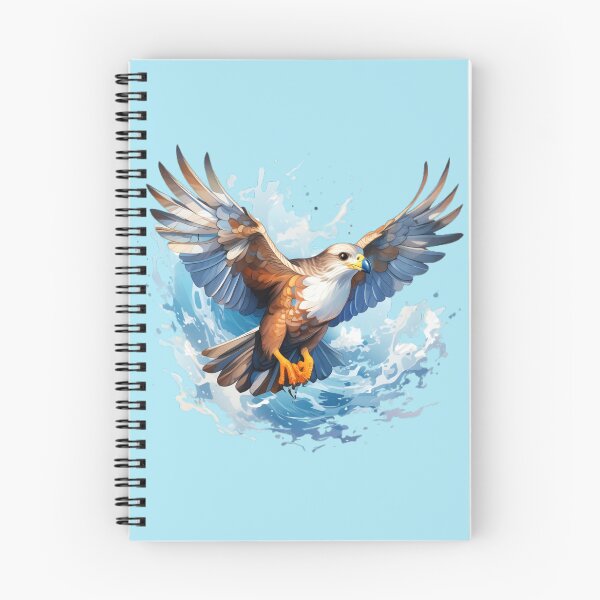 Item preview, Seahawk Flying Over The Ocean Watercolor designed and sold by BeachBreezyVA.