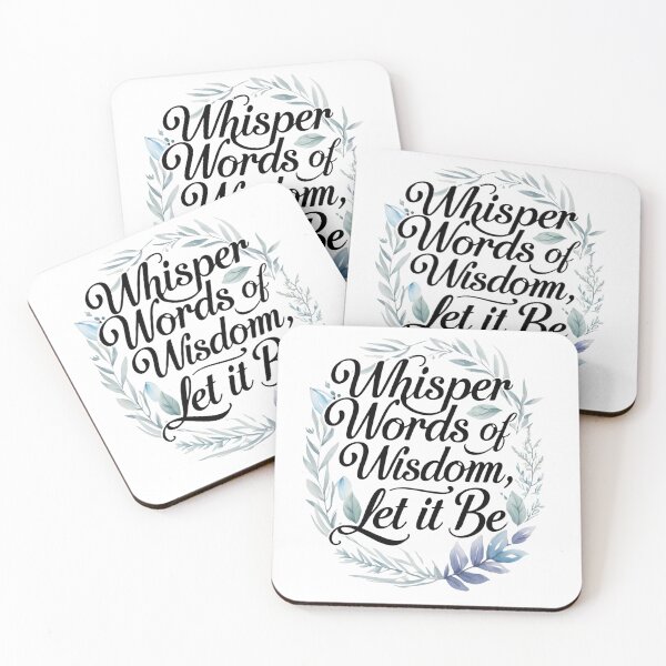 Item preview, Whisper words of wisdom let it be designed and sold by whatthefoxsays.