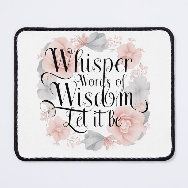 Item preview, Whisper words of whisdom designed and sold by whatthefoxsays.