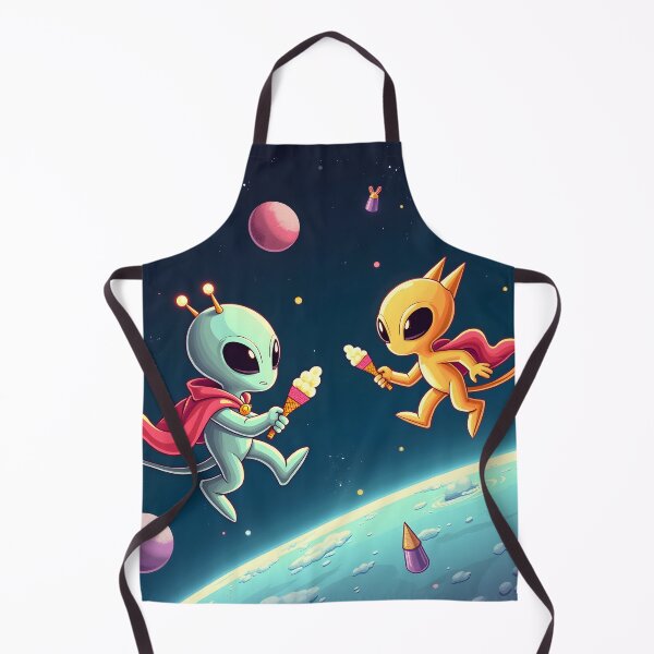 Item preview, Intergalactic Ice Cream Standoff designed and sold by AlienInkvasion.