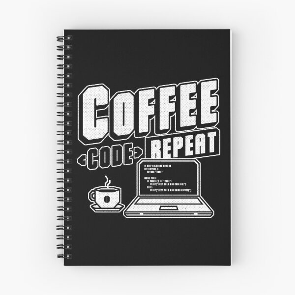 Item preview, Coffee Code Repeat - Computer Technology STEM Gift designed and sold by Studio Mootant.