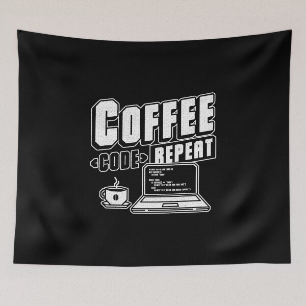 Item preview, Coffee Code Repeat - Computer Technology STEM Gift designed and sold by Studio Mootant.