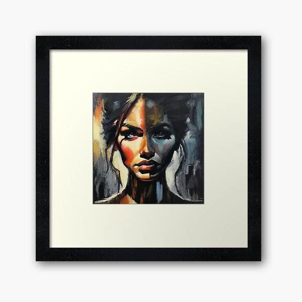 Item preview, Mysterious portrait of a woman designed and sold by PainterlyMaster.